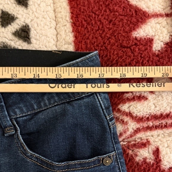 Democracy Womens 16W Blue "Ab"solution Denim Jeans Mid Rise Slim Fit - Picture 6 of 7